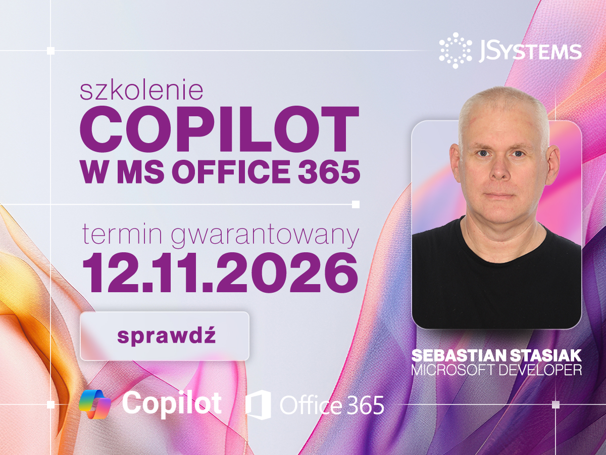 Szkolenie Copilot w MS Office 365 w Warszawie, termin gwarantowany, trener Sebastian Stasiak