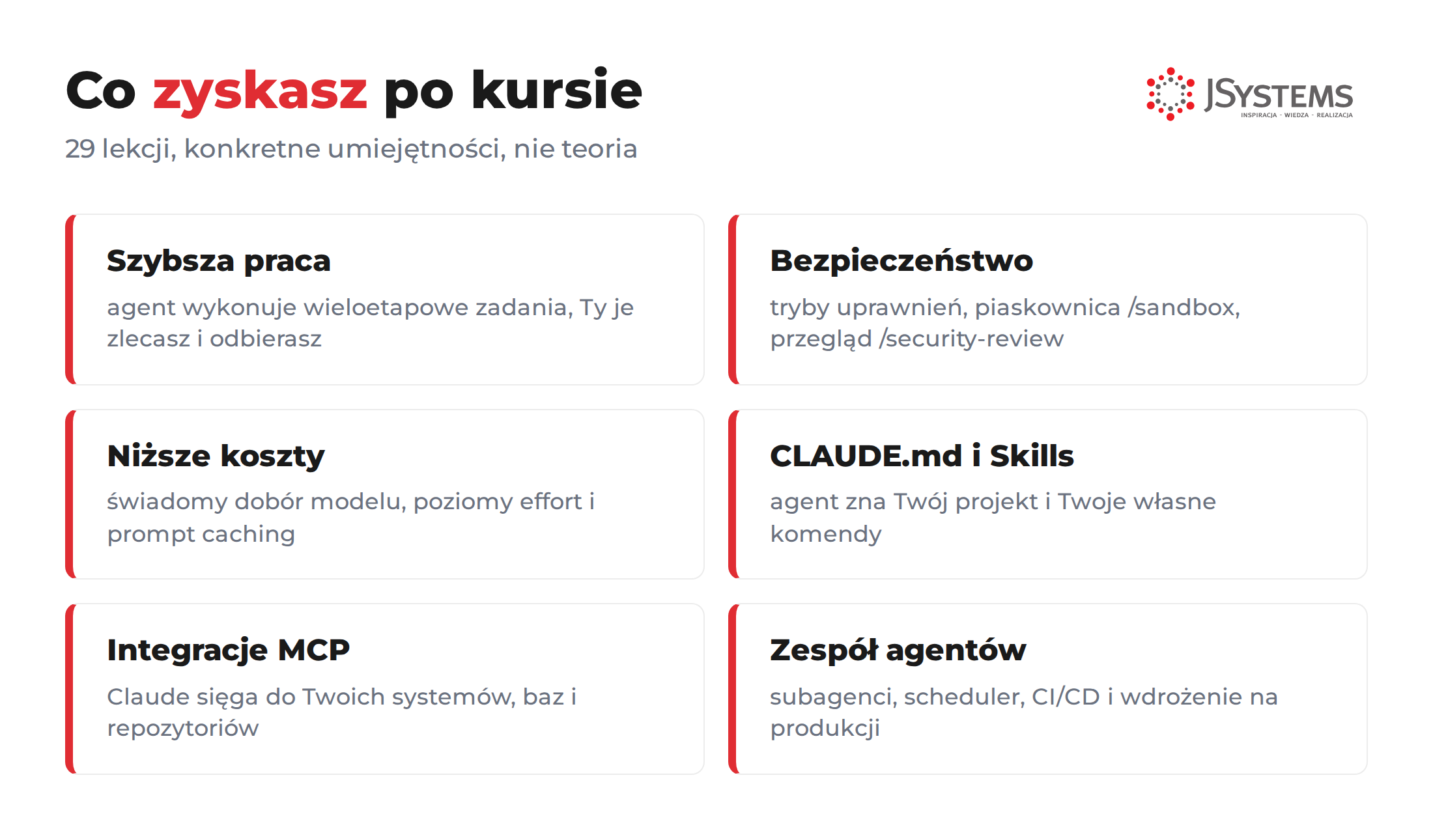 Co zyskasz po serii