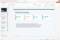 Zrzut z lekcji: Copilot w PowerPoint